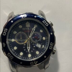 Invicta Pro Diver 0070 Chronograph missing dial and band best offers